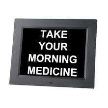 Load image into Gallery viewer, 10 Inch Digital Electronic Clock DDC-1010 Photo Frame Intelligent Electronic Alarm Clock Calendar Elderly Medicine Reminder Automatically Adjust Brightness