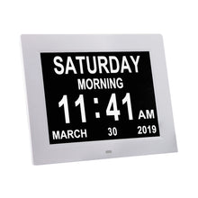 Load image into Gallery viewer, 10 Inch Digital Electronic Clock DDC-1010 Photo Frame Intelligent Electronic Alarm Clock Calendar Elderly Medicine Reminder Automatically Adjust Brightness