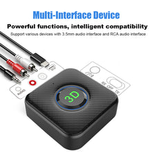Load image into Gallery viewer, 2-in-1 Bluetooth Adapter Transmitter Receiver Bluetooth AUX 3D Stereo Wireless 3.5mm Adapter Dongle for TV PC Car Audio Speaker