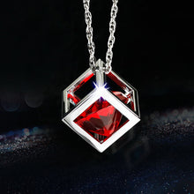 Load image into Gallery viewer, Car Rear View Mirror Decoration Pendant Crystals Cube Car Charms Automobile Ornaments Hanging Interior Suspension