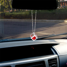 Load image into Gallery viewer, Car Rear View Mirror Decoration Pendant Crystals Cube Car Charms Automobile Ornaments Hanging Interior Suspension