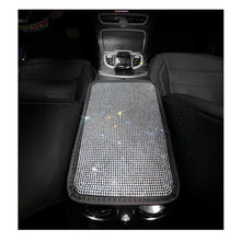 Load image into Gallery viewer, Car Armrest Cover Rhinestone Bling Auto Center Console Protective Cushion Pad For Car Interior Accessories Women Girl
