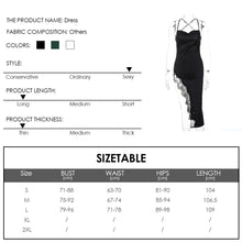 Load image into Gallery viewer, Sexy Off Shoulder Open Back Women Summer Fashion Slim Lace-trim Wrap Skirt Slip Dress