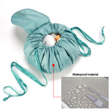 Load image into Gallery viewer, Women Drawstring Cosmetic Bag Lazy Makeup Bags Portable Travel Storage Large-Capacity Organizer Female Make Up Pouch Waterproof Toiletry Beauty Case