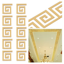 Load image into Gallery viewer, 10Pcs Acrylic Mirror Sticker Adhesive Wall Decor Sticker Mirror Wall Art Home DIY Decoration Mirror Wall Stickers Home Decor