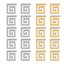 Load image into Gallery viewer, 10Pcs Acrylic Mirror Sticker Adhesive Wall Decor Sticker Mirror Wall Art Home DIY Decoration Mirror Wall Stickers Home Decor