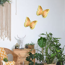 Load image into Gallery viewer, 3D Four-Layer Hollow Butterfly Wall Sticker Wedding Decoration Festival Home Decor Wallpaper Pearl Paper Butterflies Stickers