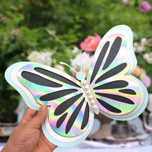 Load image into Gallery viewer, 3D Four-Layer Hollow Butterfly Wall Sticker Wedding Decoration Festival Home Decor Wallpaper Pearl Paper Butterflies Stickers