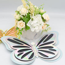 Load image into Gallery viewer, 3D Four-Layer Hollow Butterfly Wall Sticker Wedding Decoration Festival Home Decor Wallpaper Pearl Paper Butterflies Stickers