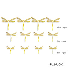Load image into Gallery viewer, 12Pcs 3D Hollow Dragonfly Wall Sticker For Home Decoration DIY Wall Stickers For Kids Rooms Party Wedding Decor