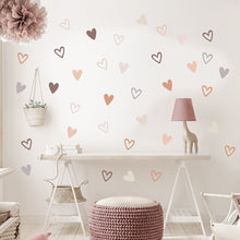 Load image into Gallery viewer, Boho Hearts Creative Wall Sticker For Children Baby Girls Boys Room Nursery Wall Art Decals Vinyl Mural Kids Bedroom Home Decor