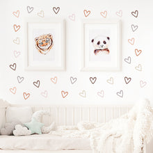 Load image into Gallery viewer, Boho Hearts Creative Wall Sticker For Children Baby Girls Boys Room Nursery Wall Art Decals Vinyl Mural Kids Bedroom Home Decor