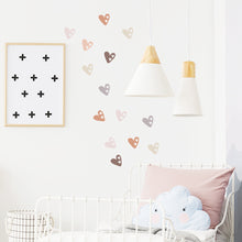 Load image into Gallery viewer, Boho Hearts Creative Wall Sticker For Children Baby Girls Boys Room Nursery Wall Art Decals Vinyl Mural Kids Bedroom Home Decor