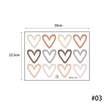 Load image into Gallery viewer, Boho Hearts Creative Wall Sticker For Children Baby Girls Boys Room Nursery Wall Art Decals Vinyl Mural Kids Bedroom Home Decor