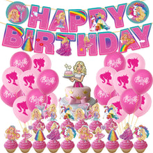Load image into Gallery viewer, 12inch Princess Barbie Latex Balloon Kids Girls Happy Birthday Party Decoration Supplies Girls Party Needs Decor