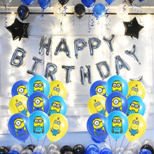 Load image into Gallery viewer, 12inch Cartoon Minions Latex Balloons Party Needs Decor Happy Birthday Party Supplies Baby Shower Decoration