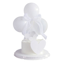 Load image into Gallery viewer, Balloon Heart Cake Topper Happy Birthday Cake Topper Valentine's Day Cake Decor Party Decoration Supplies Cupcake Dessert Toppers Decor