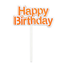 Load image into Gallery viewer, Happy Birthday Cake Topper Cute Kids Cake Decor Party Decoration Supplies Cupcake Dessert Toppers Decor