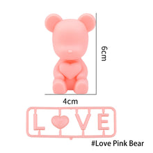 Load image into Gallery viewer, Love Bear Cake Topper Decoration INS Romantic Confession Bear Cute Violent Bear Birthday Backing Cake Decoration