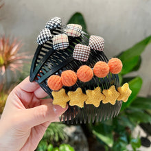 Load image into Gallery viewer, 5Pcs/Set 16 Teeth Plastic Hair Comb Hair Clip Accessories Cute Hairband Women DIY Hairpin Clip Salon Tool Handmade Multi-functional Styling Tools for Girl