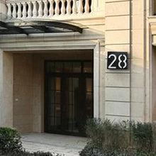 Load image into Gallery viewer, Solar Powered LED Light 0-9 House Door Number Outdoor Address Sign Plate Street Doorplate Wall Lamp Digital Flat Number
