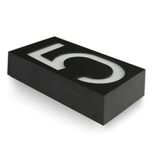 Load image into Gallery viewer, Solar Powered LED Light 0-9 House Door Number Outdoor Address Sign Plate Street Doorplate Wall Lamp Digital Flat Number