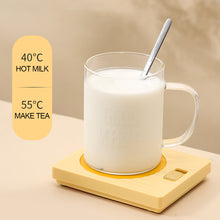 Load image into Gallery viewer, Mini Portable Mug Warmer USB Cup Heater 2 Gear Desktop Coffee Heating Coaster Smart Thermostatic Hot Plate Adjustable Temperature Pad Milk Tea Water