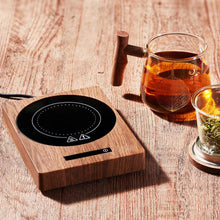 Load image into Gallery viewer, 200W Cup Heater Mug Warmer 5 Gear 100°C Hot Tea Makers Heating Coaster Electric Hot Plate Mini Induction Cooker Thermostatic Coffee Heating Pad 220V