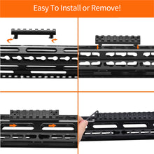 Load image into Gallery viewer, 5 7 9 11 13 Slots Mlok Side Rail System M-lok Picatinny Rail Tactical 21mm Rifle Scope Mount Aluminum Rails Section Adapter