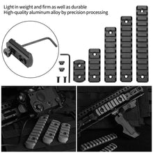 Load image into Gallery viewer, 5 7 9 11 13 Slots Mlok Side Rail System M-lok Picatinny Rail Tactical 21mm Rifle Scope Mount Aluminum Rails Section Adapter