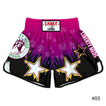 Load image into Gallery viewer, Breathable loose Printing Muay Thai Pants Kickboxing Fight Grappling Short MMA Boxing Shorts Clothing Sanda Fight Grappling