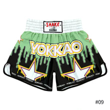 Load image into Gallery viewer, Breathable loose Printing Muay Thai Pants Kickboxing Fight Grappling Short MMA Boxing Shorts Clothing Sanda Fight Grappling