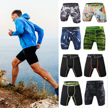 Load image into Gallery viewer, Men Gym Fitness Shorts Quick Dry Compression Running Tights Sportswear Short Leggings Elastic Underwear