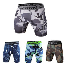 Load image into Gallery viewer, Men Gym Fitness Shorts Quick Dry Compression Running Tights Sportswear Short Leggings Elastic Underwear
