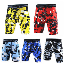 Load image into Gallery viewer, Quick Dry Compression Running Tights Men Gym Fitness Shorts Sportswear Short Leggings Elastic Underwear