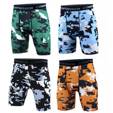 Load image into Gallery viewer, Quick Dry Compression Running Tights Men Gym Fitness Shorts Sportswear Short Leggings Elastic Underwear
