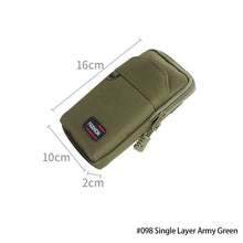 Load image into Gallery viewer, Outdoor Nylon Tactical Bag Molle Military Waist Fanny Pack Men Camping Hunting Tactical Waist Bag EDC Gear Purses With Carabiner