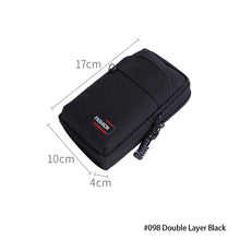 Load image into Gallery viewer, Outdoor Nylon Tactical Bag Molle Military Waist Fanny Pack Men Camping Hunting Tactical Waist Bag EDC Gear Purses With Carabiner