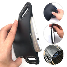 Load image into Gallery viewer, Men Travel Camping Bags Phone Case Holster Cellphone Loop Holster Belt Waist Bag Props Leather Purse Phone Wallet Running Pouch