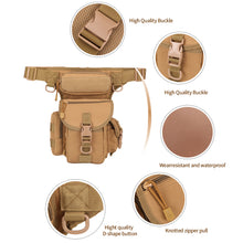 Load image into Gallery viewer, Portable Outdoor Leg Bag Waterproof Mountaineering Durable Nylon Multifunctional Tactical Military Leg Bag