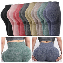 Load image into Gallery viewer, Slim Fit High Waist Gym Shorts Yoga Sport Shorts Hip Push Up Women Plain Soft Nylon Fitness Running Shorts Tummy Control Workout
