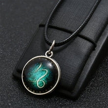 Load image into Gallery viewer, Luminous 12 Constellation Necklace Fashion Simple Long Necklace Constellation Pendant Necklace Jewelry Accessories Gift