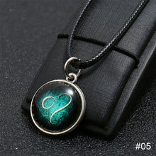 Load image into Gallery viewer, Luminous 12 Constellation Necklace Fashion Simple Long Necklace Constellation Pendant Necklace Jewelry Accessories Gift