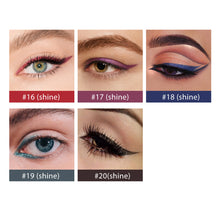 Load image into Gallery viewer, 20 Colors Eyeliner Pearlescent Matte Waterproof Non-smudge Rotatable Eyeliner Colorful Eyeliner Cosmetic