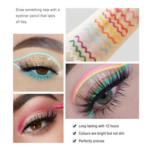 Load image into Gallery viewer, 20 Colors Eyeliner Pearlescent Matte Waterproof Non-smudge Rotatable Eyeliner Colorful Eyeliner Cosmetic