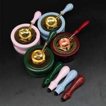 Load image into Gallery viewer, Wax Seal Stamp Fire Paint Seal Supplies Wax Spoon Sealing Wax Melting Pot Craft Supplies