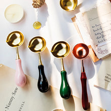Load image into Gallery viewer, Wax Seal Stamp Fire Paint Seal Supplies Wax Spoon Sealing Wax Melting Pot Craft Supplies