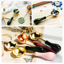 Load image into Gallery viewer, Wax Seal Stamp Fire Paint Seal Supplies Wax Spoon Sealing Wax Melting Pot Craft Supplies