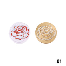 Load image into Gallery viewer, Crown Rose Tree Pattern Wax Seal Stamps Dedicated Replace Copper Head Retro Wedding Invitations Postcard Envelope Sealing