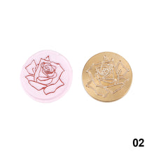 Load image into Gallery viewer, Crown Rose Tree Pattern Wax Seal Stamps Dedicated Replace Copper Head Retro Wedding Invitations Postcard Envelope Sealing